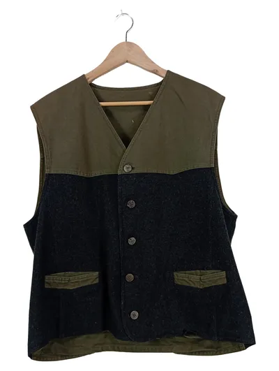 LODENFREY Herren Trachtenweste Gr. 52/XL Mehrfarbig Traditionell Baumwolle