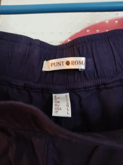 Punt Roma Damen Jogginghose Gr. L (40) Blau Casual Freizeithose