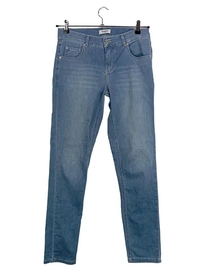 ANGELS Damen Jeans Regular Fit Hellblau Gr. 38 W29 Stretch Hose