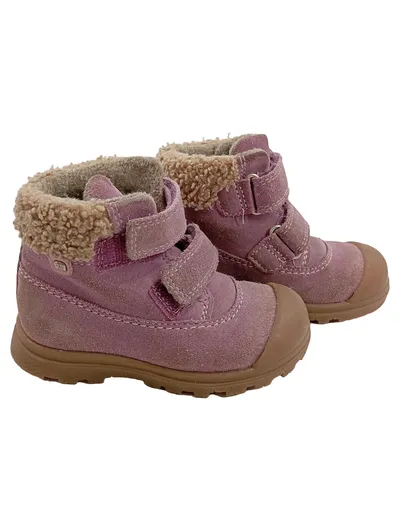 Elefanten Schneestiefel Mädchen Gr. 21 Rosa Wildleder Winterstiefel gefüttert
