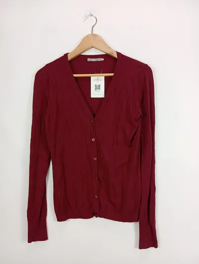 3 Suisses Strickjacke Damen Gr. 38-40 Rot Casual