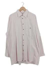 Alpenland Herren Freizeithemd Kariert Rosa Langarm Gr. 52 XL Baumwolle 1