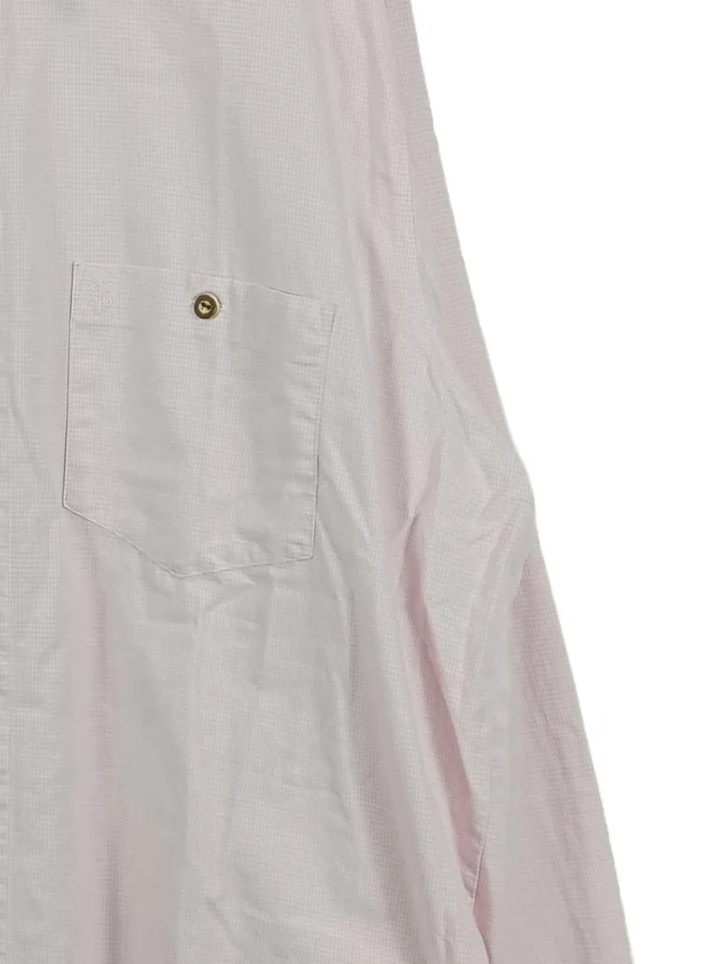 Alpenland Herren Freizeithemd Kariert Rosa Langarm Gr. 52 XL Baumwolle 2