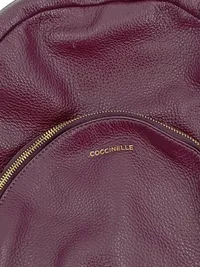 Coccinelle Rucksack Damen Leder Lila Elegant 3