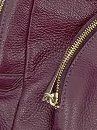 Coccinelle Rucksack Damen Leder Lila Elegant 4