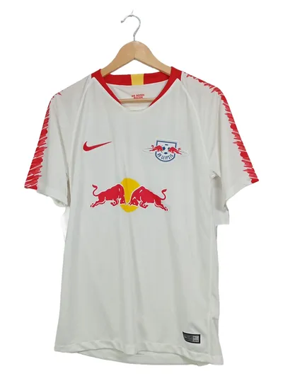 Nike RB Leipzig Fußball Trikot Herren Gr. S Weiß Home 2018/19