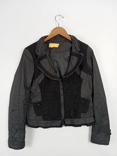 BiBA Damen Blazer Jacke Gr. 42 Schwarz Modern Elegant