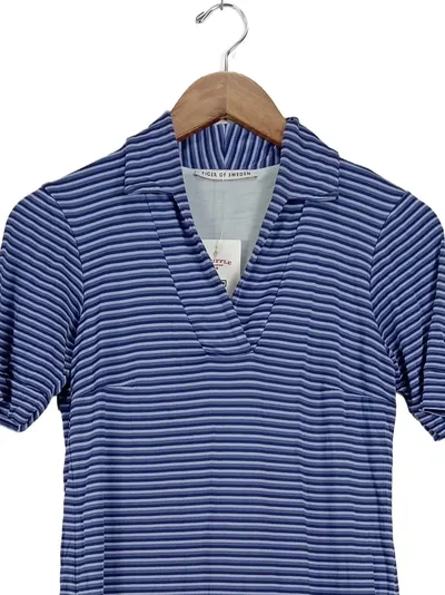 Tiger of Sweden Freizeitkleid Damen Blau Gestreift Gr. 34;XS