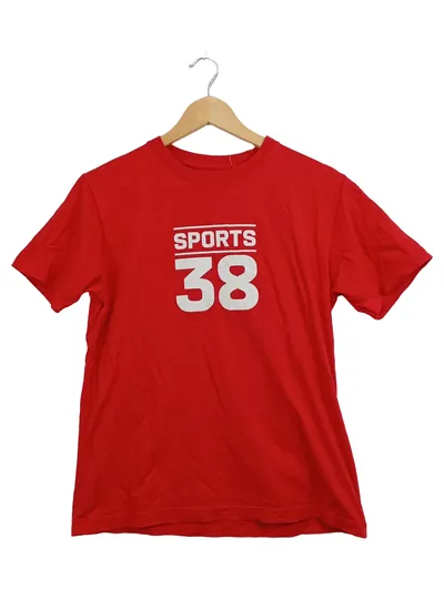 YORK Sport T-Shirt Kinder Gr. 164 Rot mit Schriftzug
