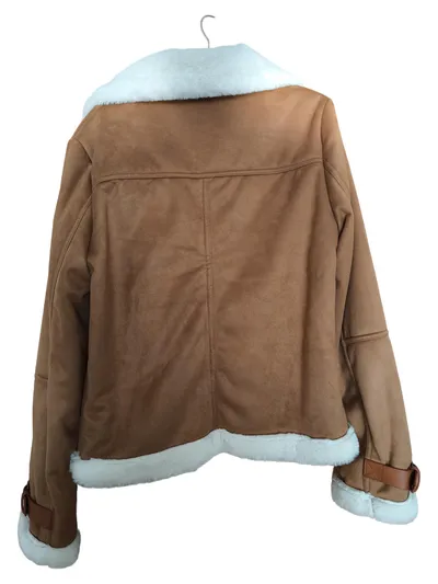Fritzi aus Preußen Damen Lammfelljacke Gr. 38/M Braun Casual Felljacke