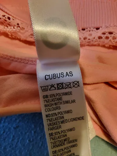 Cubus Damen Bandeau BH Rosa Spitze Gr. M Polyamid Feminin