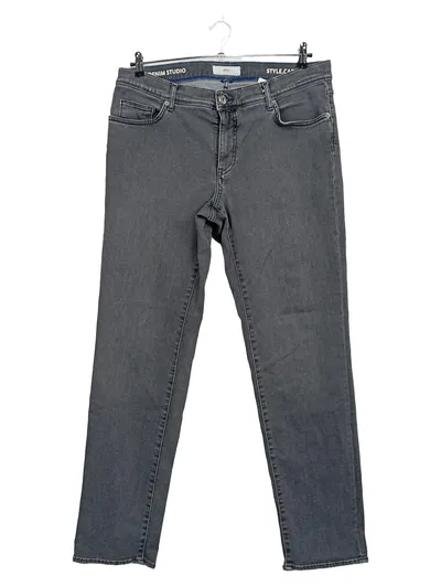 BRAX Herren Jeans Style Cadiz Denim Studio Gr. 54 W38 Grau Straight