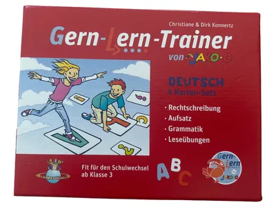 Jako-O Gern-lern-Trainer Deutsch Lernspiel Rechtschreibung Grammatik ab 8 Jahre