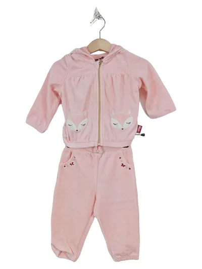 Sergent Major Jogginganzug Baby Gr. 74 Rosa Fuchs Applikation Mädchen