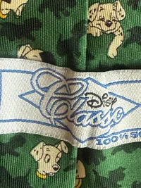 Disney Classic Krawatte 101 Dalmatiner Seide Grün Herren Made in Italy 5