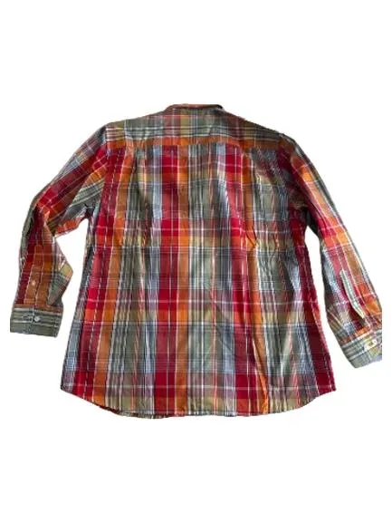 Babista Herren Karohemd Langarm Gr. 41/42 Mehrfarbig Baumwolle Casual 3