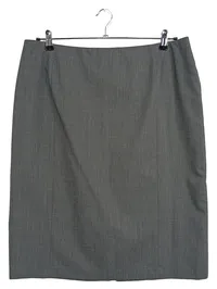 Basler Damen Bleistiftrock Gr. 44 Grau Business Rock Büro Elegant 1