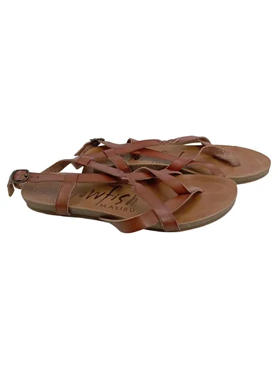 Blowfish Malibu Damen Sandalen Größe 38 Braun Casual Riemchensandalen