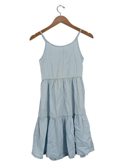 MNG Kinder Sommerkleid Trägerkleid Jeansoptik Blau Gr. 152