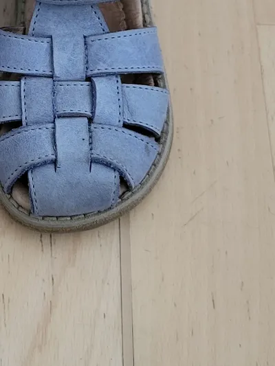 CliC Kinder Sandalen Gr. 23 Blau Praktisch Klettverschluss