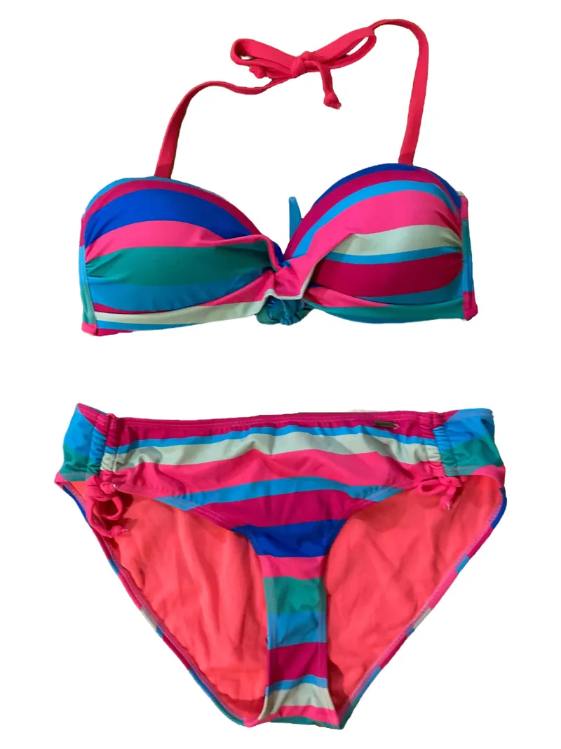 Firefly Damen Bikini gestreift mehrfarbig Gr. 44 Sommer Freizeit 1