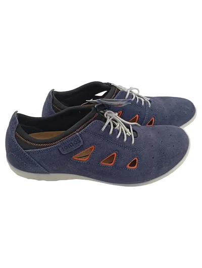 JOMOS Herren Schnürschuhe Gr. 39 Blau Casual Bequemschuhe
