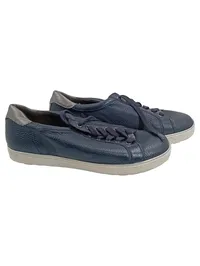 CAPRICE Damen Schnürschuhe Sneaker Gr. 39 Blau Casual Leder Optik 1