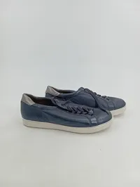 CAPRICE Damen Schnürschuhe Sneaker Gr. 39 Blau Casual Leder Optik 2