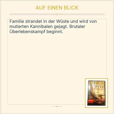 The Hills Have Eyes DVD Alexandre Aja Horrorfilm US-Version Hügel der blutigen