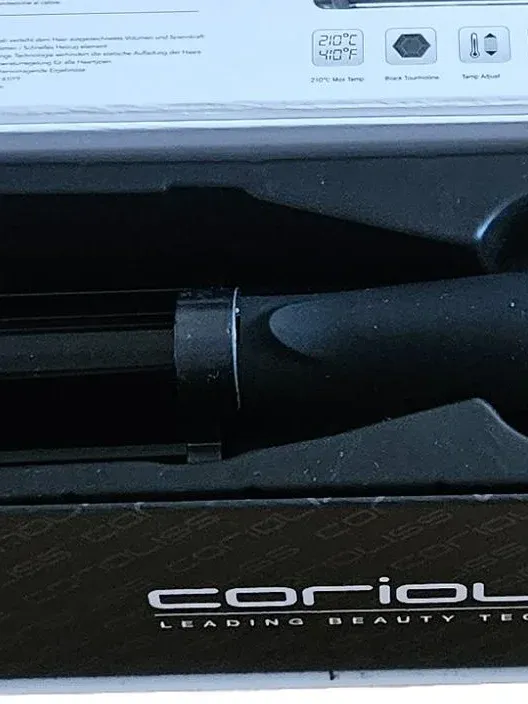 Corioliss FDJ-029 The Big Wave Lockenstab Schwarz Welleneisen 3