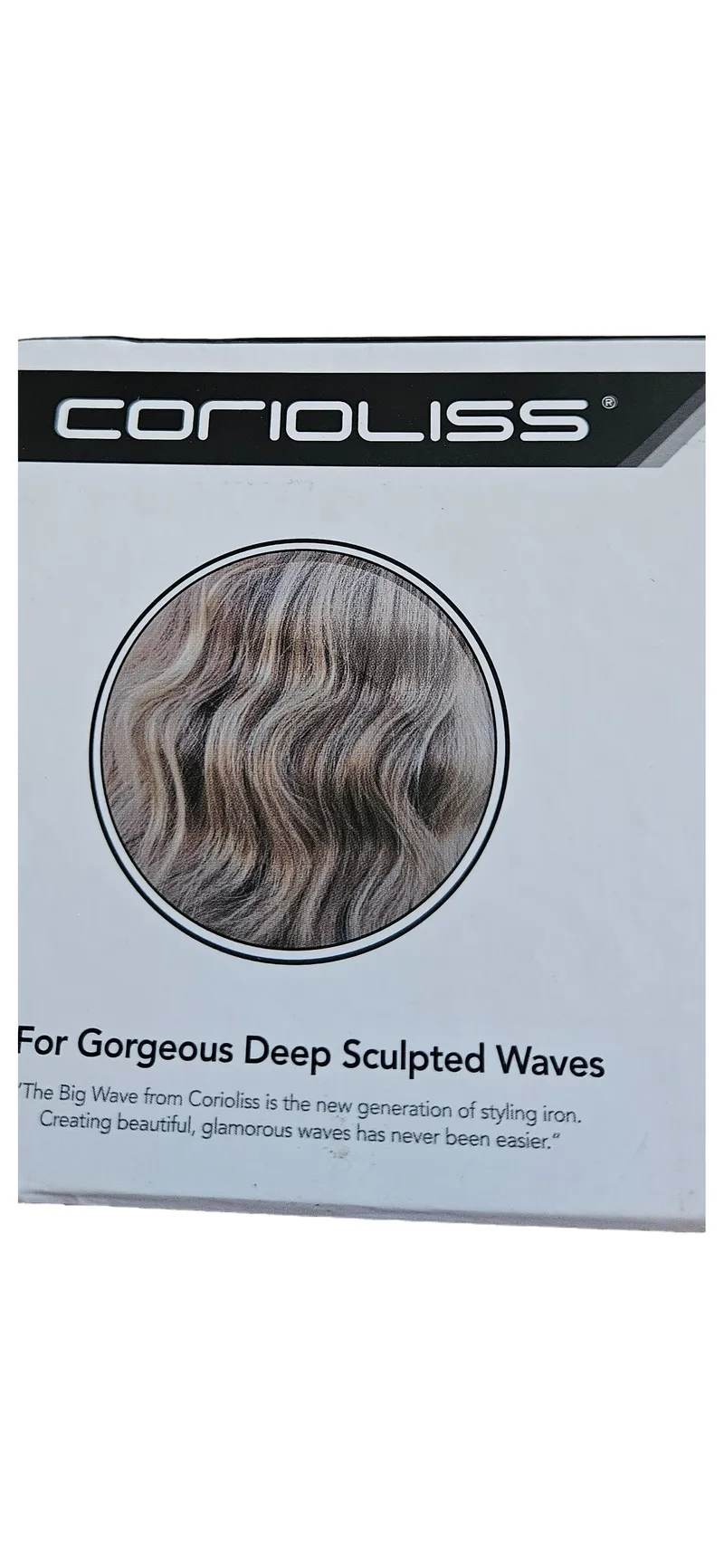 Corioliss FDJ-029 The Big Wave Lockenstab Schwarz Welleneisen 4
