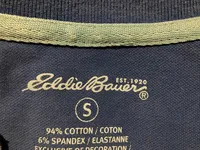 Eddie Bauer Damen Poloshirt 36/S Blau Casual 3/4-Arm 4