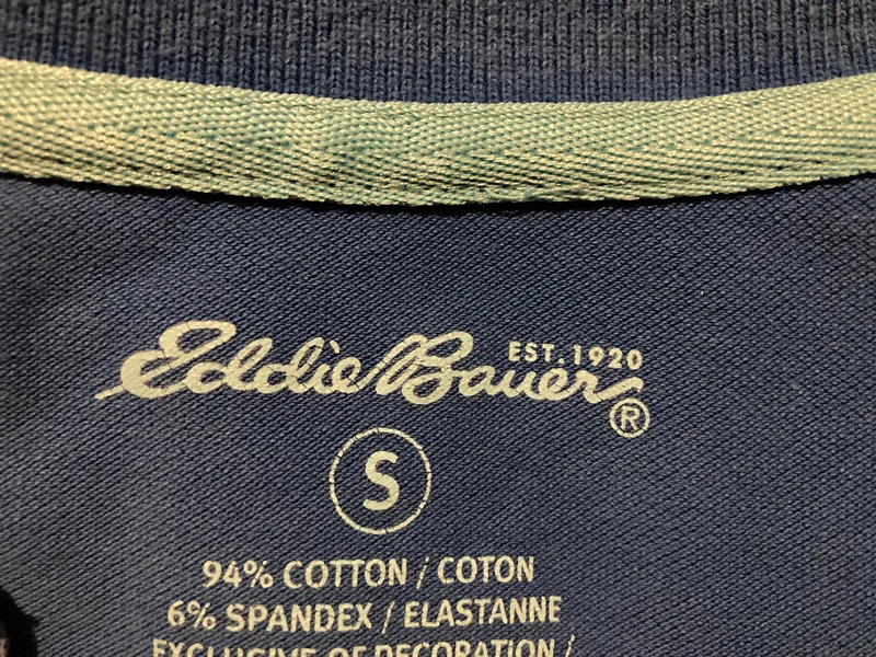 Eddie Bauer Damen Poloshirt 36/S Blau Casual 3/4-Arm 4