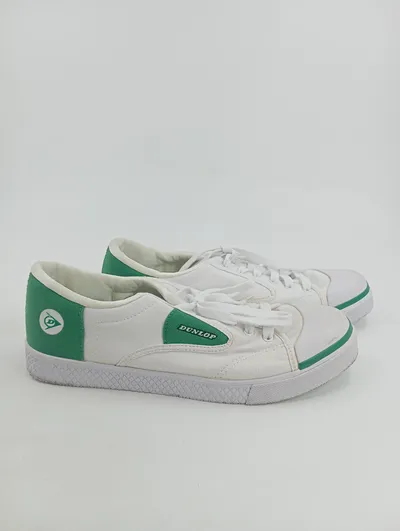 Dunlop Herren Sneaker low Gr. 46 Weiß Casual Freizeitschuh