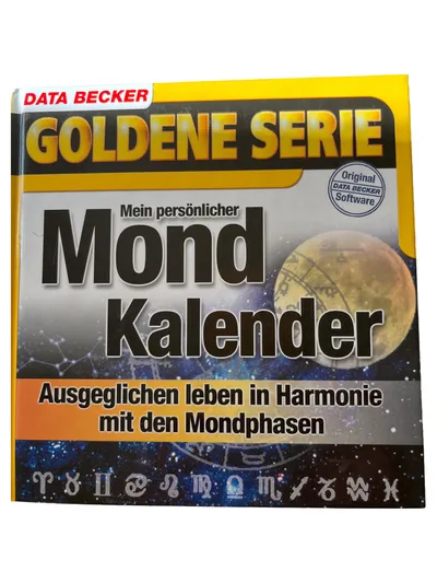 DATA BECKER Mond Kalender Software Mondphasen Astrologie Harmonie