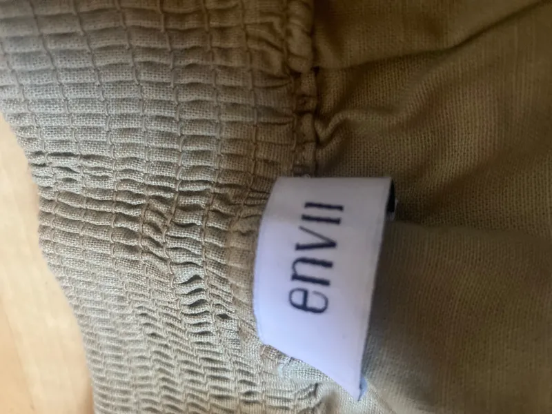 Envii Damen Maxirock Faltenrock Leinen Beige Gr. 36/S Freizeit 4
