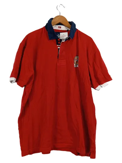 LERROS Herren Poloshirt Rot 3XL Baumwolle Casual Kurzarm