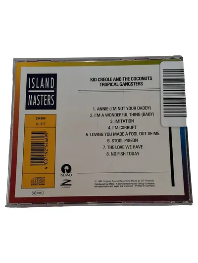 Kid Creole & The Coconuts - Tropical Gangsters CD Island Masters 1982