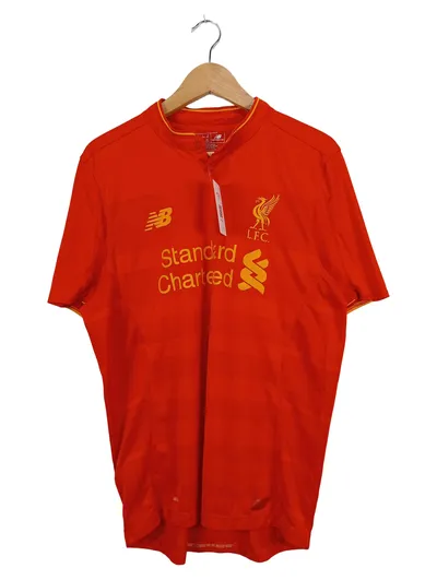 New Balance Liverpool FC Heim Trikot 2016/17 Herren Gr. L Rot Standard Chartered