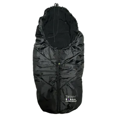 Odenwälder Baby Schlafsack Uni Schwarz Gr. 80 Kinder