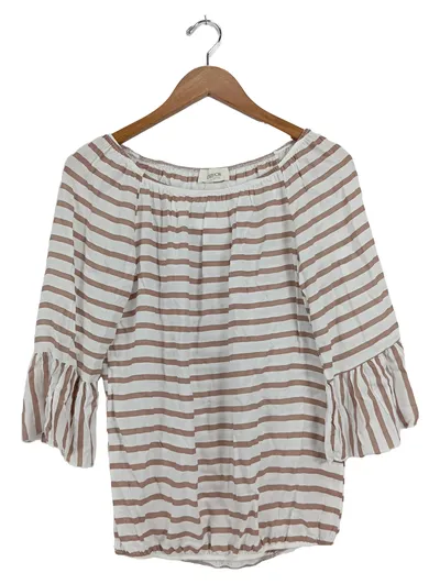 CARTOON Damen Bluse gestreift Glockenärmel Gr. 38 Casual