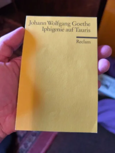 Goethe Iphigenie auf Tauris Reclam Theaterliteratur Drama Klassiker