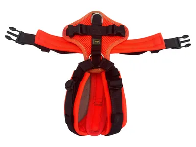 Hunter Hundegeschirr Orange Reflektierend Mesh Geschirr für kleine Hunde