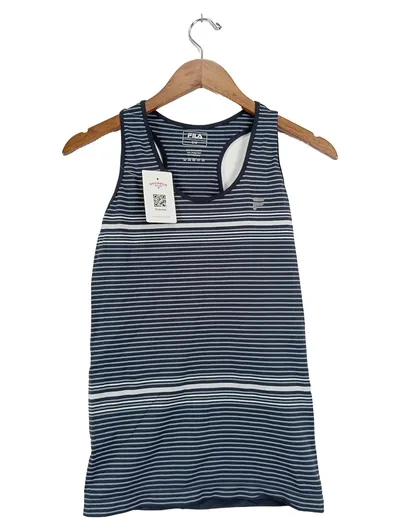 FILA Damen Sport Tanktop Gestreift SxM Mehrfarbig