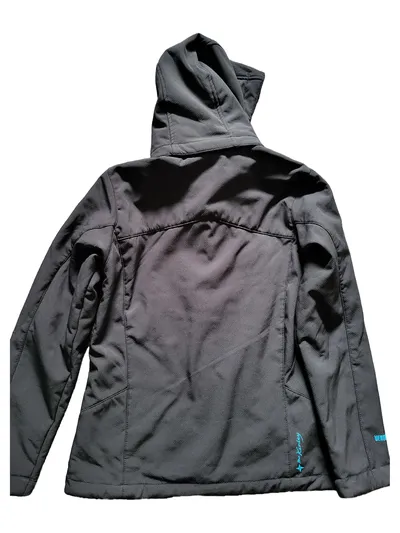MCKINLEY Damen Softshelljacke Gr. 38 Schwarz Outdoor Kapuze
