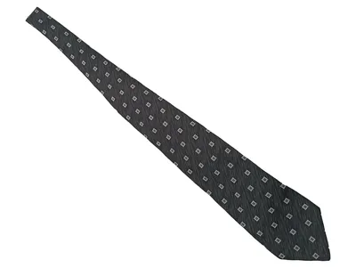 Springfield Herren Krawatte Schwarz Business Geometrisch 160cm