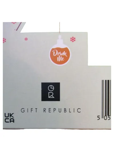 Gift Republic Festive Boozeballs Set 6 befüllbare Christbaumkugeln Rot