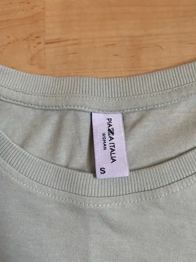 Piazza Italia Damen T-Shirt Malibu Gr. 36/S Grün Casual