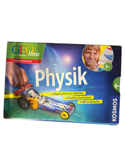 Kosmos GEO Lino Experimentierkasten Physik Kinder ab 8 Jahre Mehrfarbig