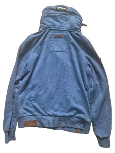 Naketano Damen Sweatjacke Kapuzenjacke Gr. S Blau Maritim Anker